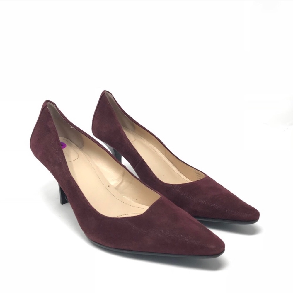 Calvin Klein suede pumps